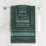 Sadie Zero Twist Cotton Solid Absorbent 3 Piece Towel Set