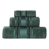 Sadie Zero Twist Cotton Solid Absorbent 3 Piece Towel Set