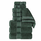 Niles Egyptian Giza Cotton Plush Towel Set 9-Piece