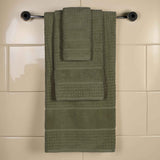 Napa Zero Twist Cotton Solid Waffle Honeycomb 3 Piece Towel Set