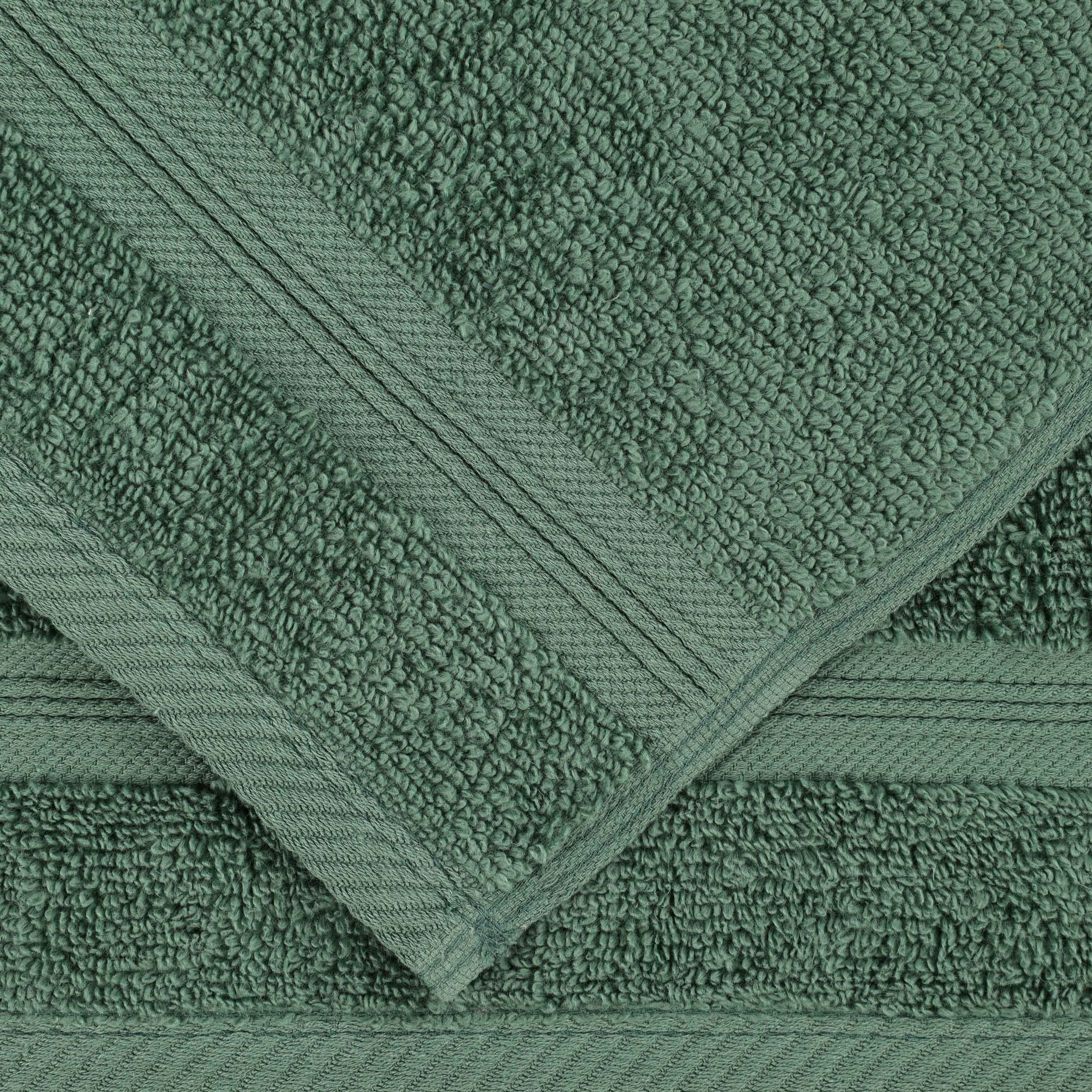 Zero Twist Cotton Medium Weight Bath Towel Set of 4