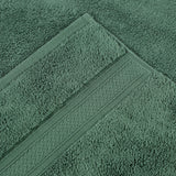 Chevron Zero Twist Solid Soft Absorbent Cotton 3 Piece Towel Set