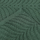 Chevron Zero Twist Solid and Jacquard Soft Cotton Washcloth Set of 12