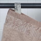 Wisteria Cotton Medium Weight Floral Jacquard Border 8 Piece Towel Set