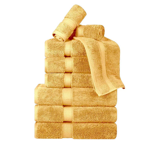9-Piece Egyptian Cotton Plush Towel Set - Madison