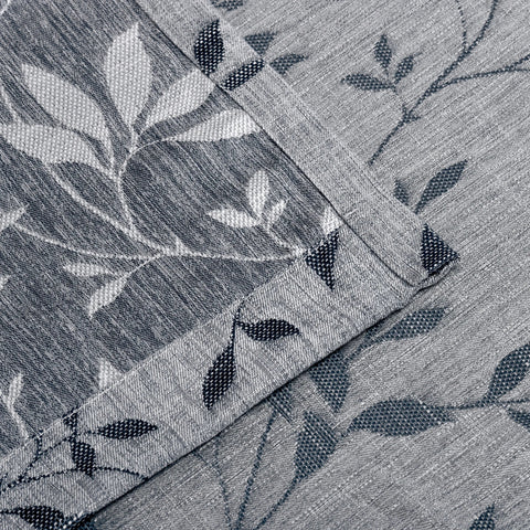Ghera Jacquard Curtain Panel Set with Grommet Top Header
