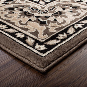 Glendale Traditional Floral Medallion Indoor Area Rug or Runner Rug