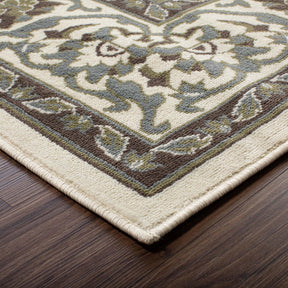 Glendale Traditional Floral Medallion Indoor Area Rug or Runner Rug