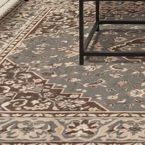 Glendale Traditional Floral Medallion Indoor Area Rug or Runner Rug