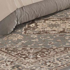 Glendale Traditional Floral Medallion Indoor Area Rug or Runner Rug