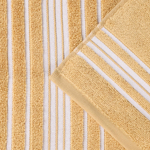 Sadie Zero Twist Cotton Solid Absorbent 3 Piece Towel Set
