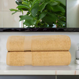 Cotton Eco-Friendly Bathroom Essentials 2 Piece Bath Sheet Set