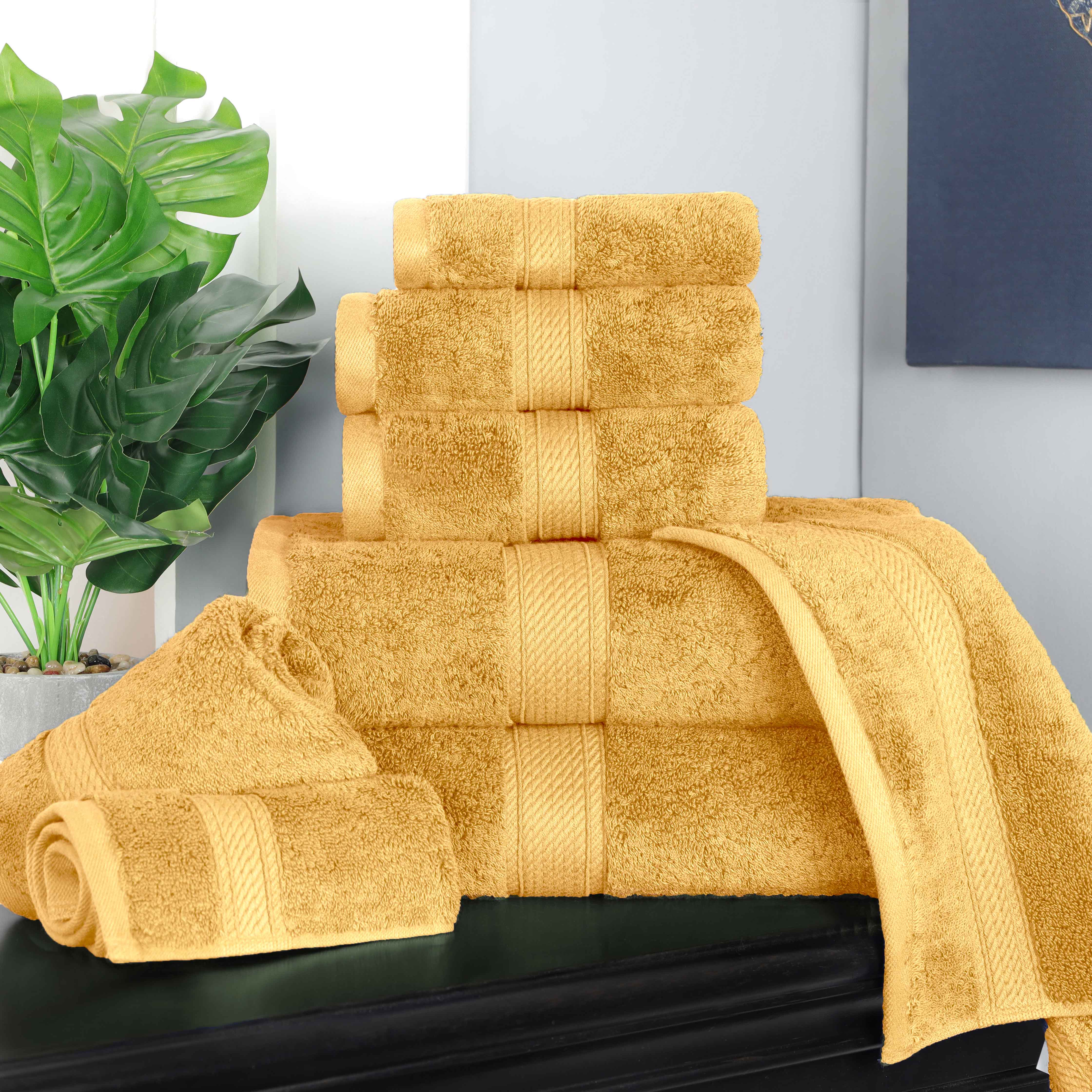 Madison Egyptian Cotton Plush Heavyweight 8 Piece Towel Set
