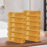 Egyptian Giza Cotton Plush Soft Towel Set 12 Piece