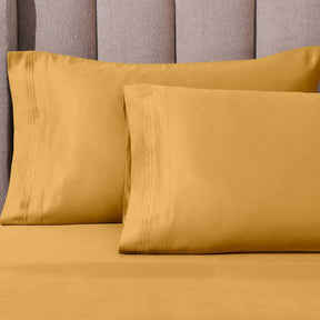 1000 Thread Count Egyptian Cotton Solid Pillowcase Set
