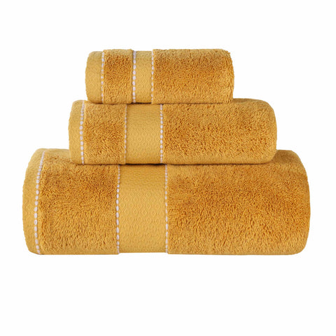 Egyptian Giza Cotton Plush Soft Towel Set 3 Piece