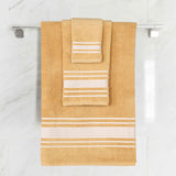Sadie Zero Twist Cotton Solid Absorbent 3 Piece Towel Set