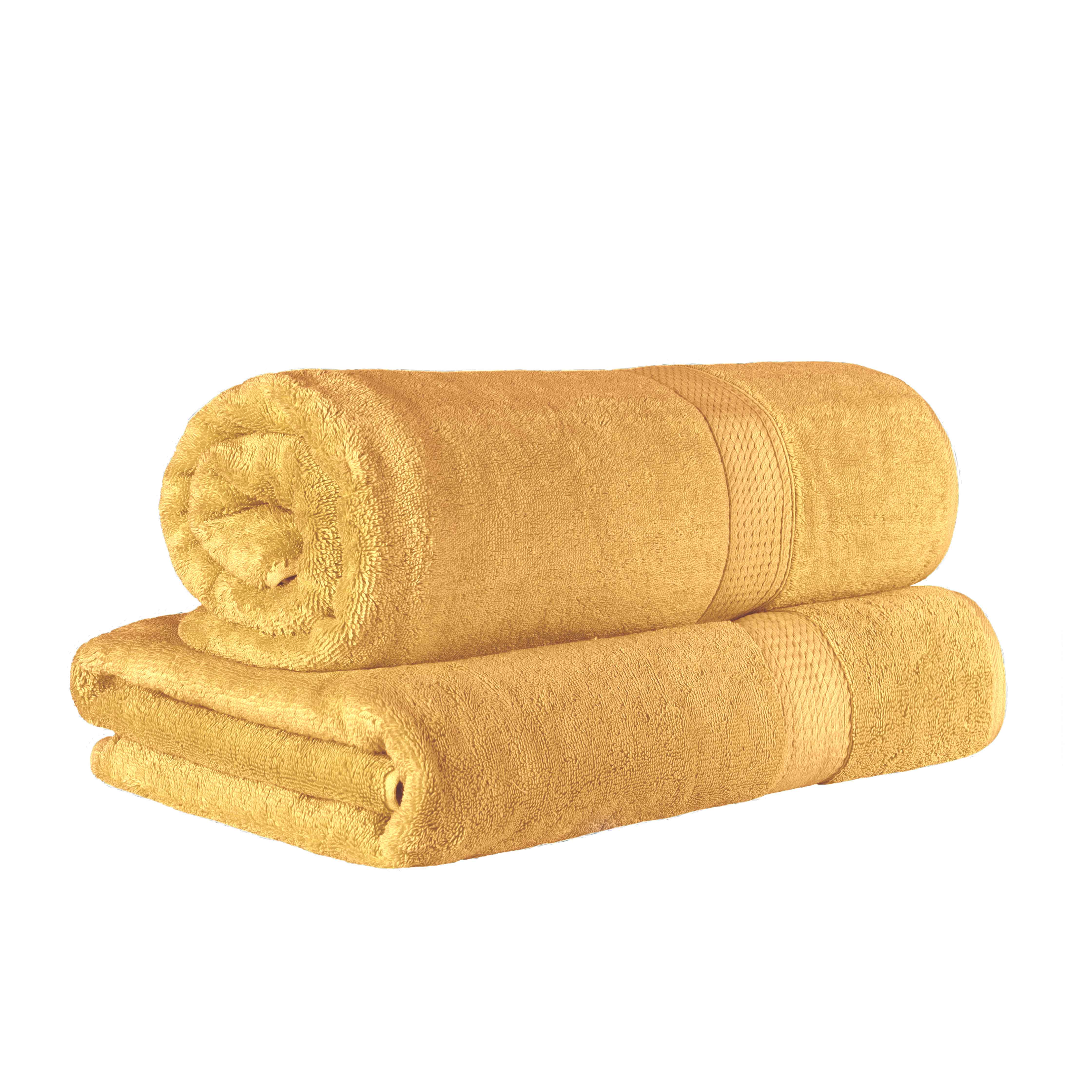 Madison Egyptian Cotton Plush Thick Absorbent Bath Sheet Set of 2