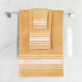 Sadie Zero Twist Cotton Solid Absorbent 3 Piece Towel Set