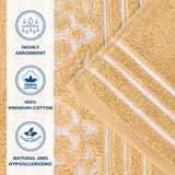 Zero-Twist Cotton Jacquard Towel Set 9 Piece - Sadie