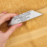 Zero Twist Cotton Medium Weight Bath Towel Set of 4