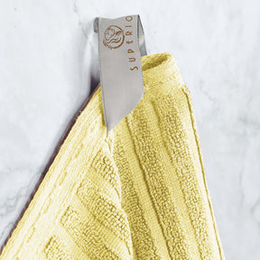 Soho Ribbed Cotton Absorbent 3 Piece Assorted Towel Set