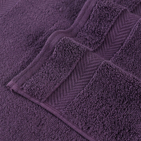 3 Piece Zero Twist Cotton Towels Soft Absorbent