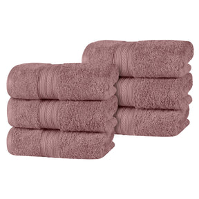Atlas Cotton Plush Absorbent Heavyweight Luxury Hand Towel Set of 6