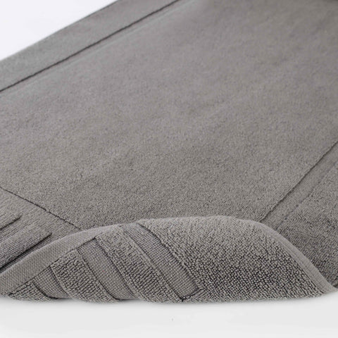 Leo Cotton Modern Absorbent Heavy Washable Bath Mat Set of 2