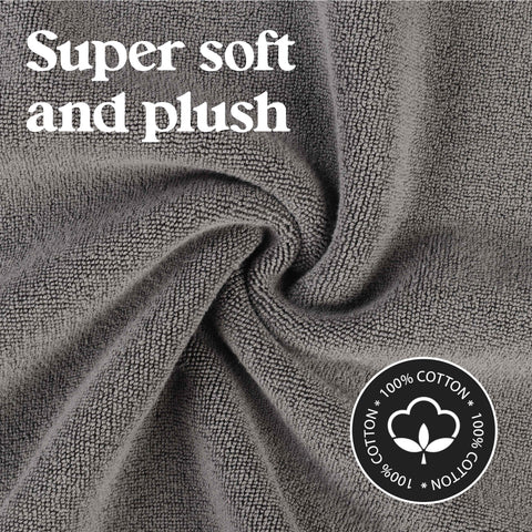 Leo Cotton Modern Absorbent Heavy Washable Bath Mat Set of 2