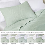 Aswan Cotton Medium Weight Textured Modern Chevron Woven Coverlet