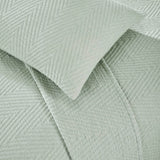 Aswan Cotton Medium Weight Textured Modern Chevron Woven Coverlet