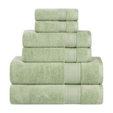Zero Twist Cotton Towel Set 6-Piece - Belmont
