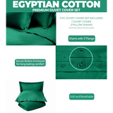 400 Thread Count Egyptian Cotton Solid Duvet Cover