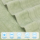 Zero Twist Cotton Medium Weight Soft Bath Towel Set of 2