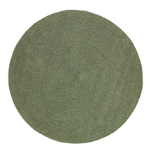 Bohemian Braided Indoor Outdoor Rugs Solid Round Area Rug