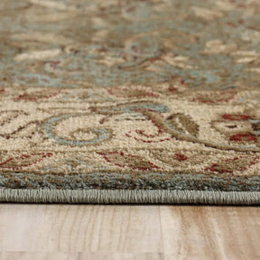 Heritage Traditional Floral Scroll Indoor Runner or Area Rug