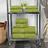 Cotton Plush Terry Towel Set 8-Piece - Atlas