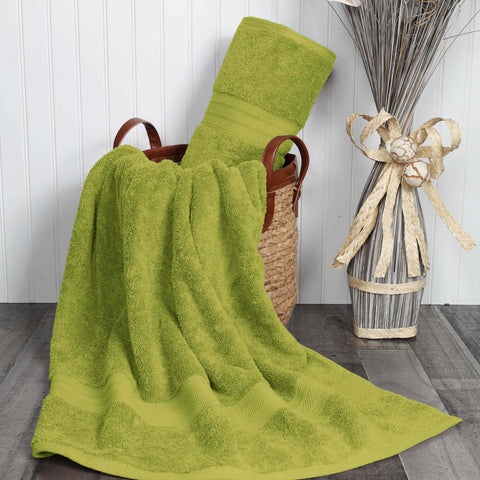Atlas Cotton Heavyweight Absorbent Plush 2 Piece Bath Sheet Set
