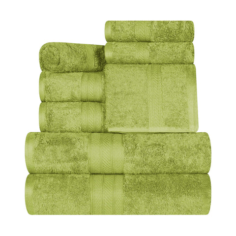 Cotton Plush Terry Towel Set 8-Piece - Atlas