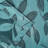Leaves Machine Washable Room Darkening Blackout Curtains, Set of 2