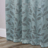 Leaves Room Darkening Washable Blackout Curtain Panels, Set of 2