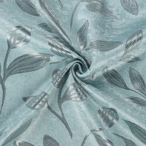 Leaves Room Darkening Washable Blackout Curtain Panels, Set of 2