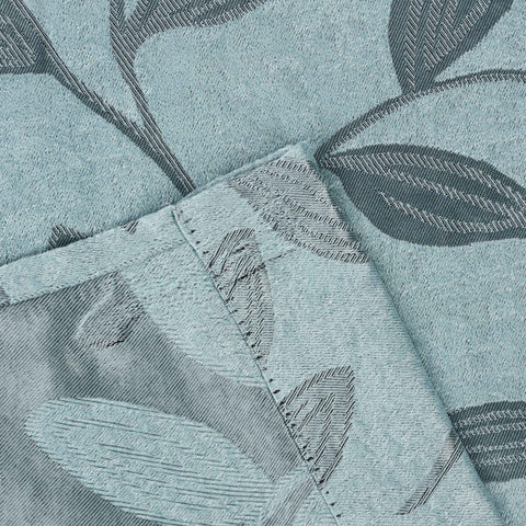 Leaves Room Darkening Washable Blackout Curtain Panels, Set of 2