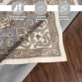 Glendale Traditional Floral Medallion Indoor Area Rug or Runner Rug