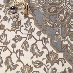 Glendale Traditional Floral Medallion Indoor Area Rug or Runner Rug