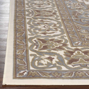Glendale Traditional Floral Medallion Indoor Area Rug or Runner Rug