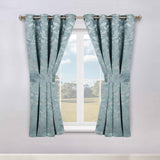 Leaves Room Darkening Washable Blackout Curtain Panels, Set of 2