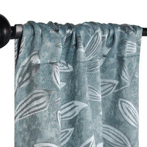 Leaves Room Darkening Washable Blackout Curtain Panels, Set of 2