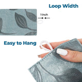 Leaves Room Darkening Washable Blackout Curtain Panels, Set of 2